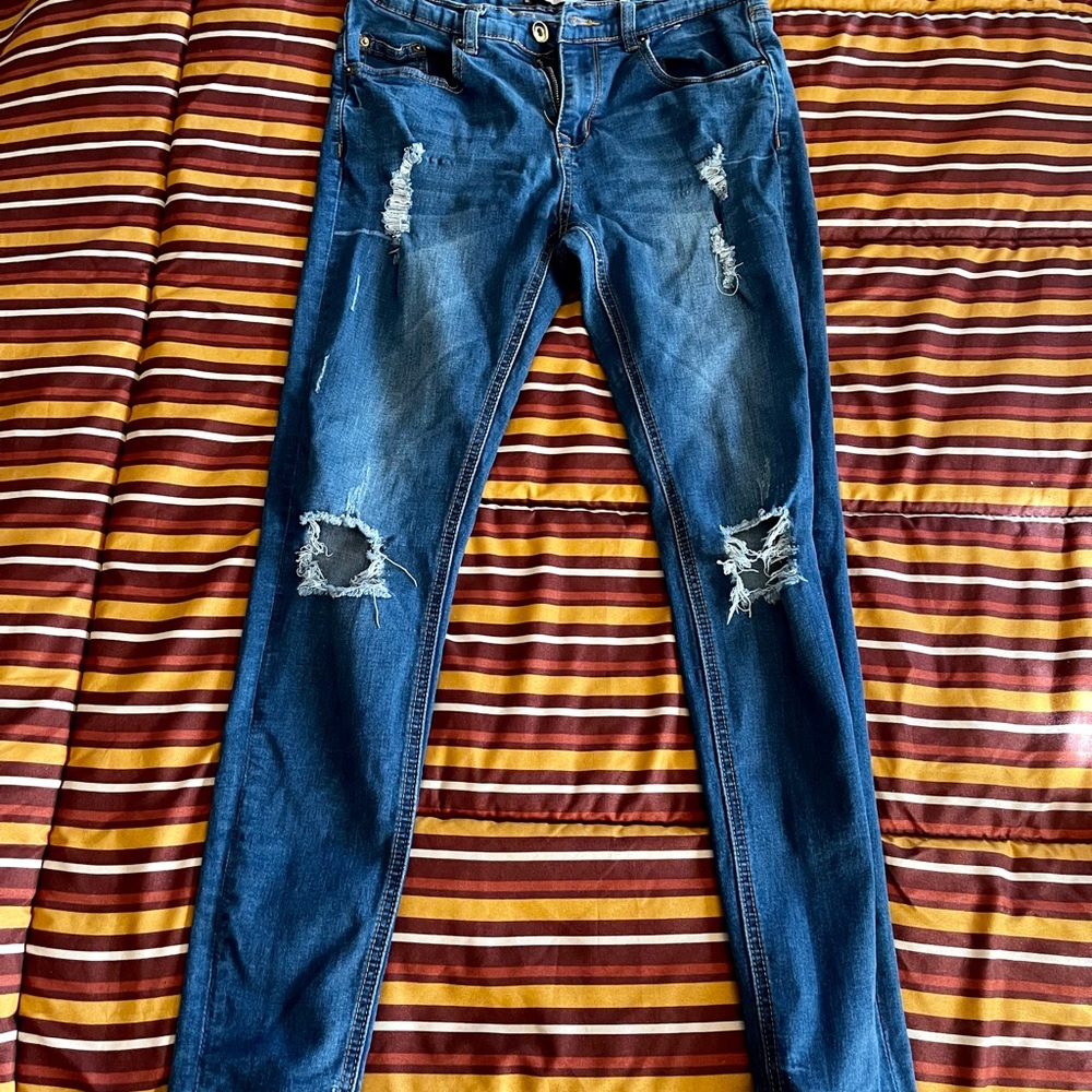 Distressed Jeans